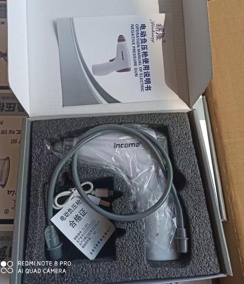 Picture of Electric Cupping Machine Vacuum Cupping / Hijama Cupping Machine For Vacuum / Hijama Therapy Massager rechargeable Multicolor