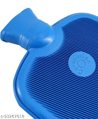 Picture of CORONATION Leakproof Rubber Hot Water Bottle One Side Ribbed for Pain Relief Non-Electrical Hot Water Bag INDIA - Hot Water Bag - Hot Water Bag-healthproo Multicolor