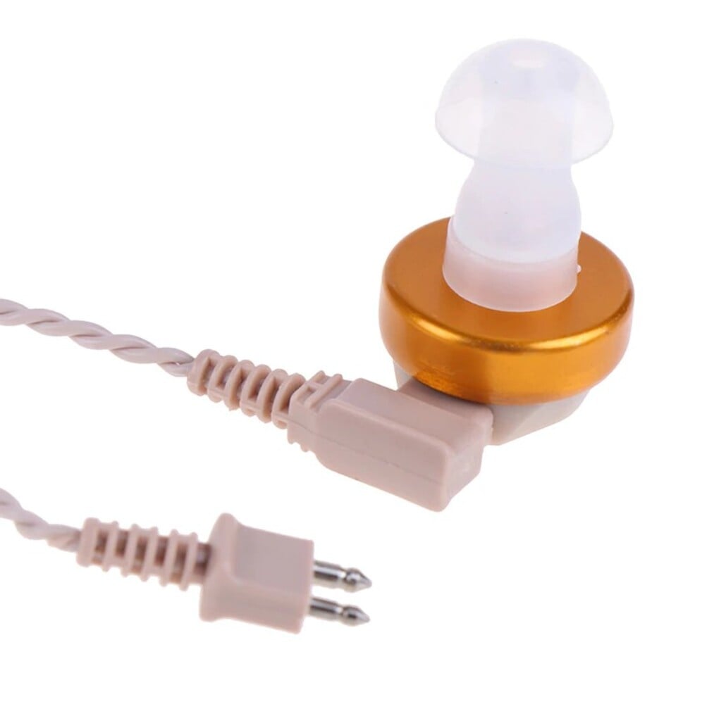 Picture of High-Quality Hearing Aid Unilateral Cord Wire+BTE Hearing Aid Receiver Amplifier Speaker-Health Proo Multicolor