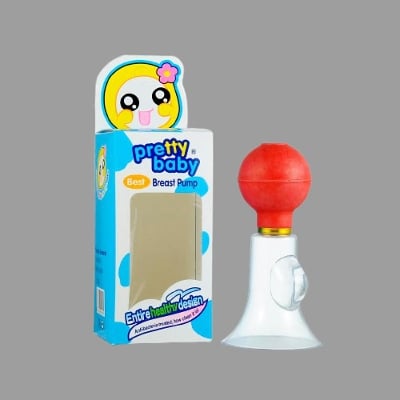 Picture of Pretty Baby Manual Brest Pump Breastfeeding Baby Milk Suction 1 set-healthproo care Multicolor