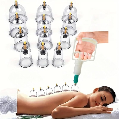 Picture of Hijama set/ cupping set/ Massage Cupping/ Dry cupping set 12pcs Multicolor