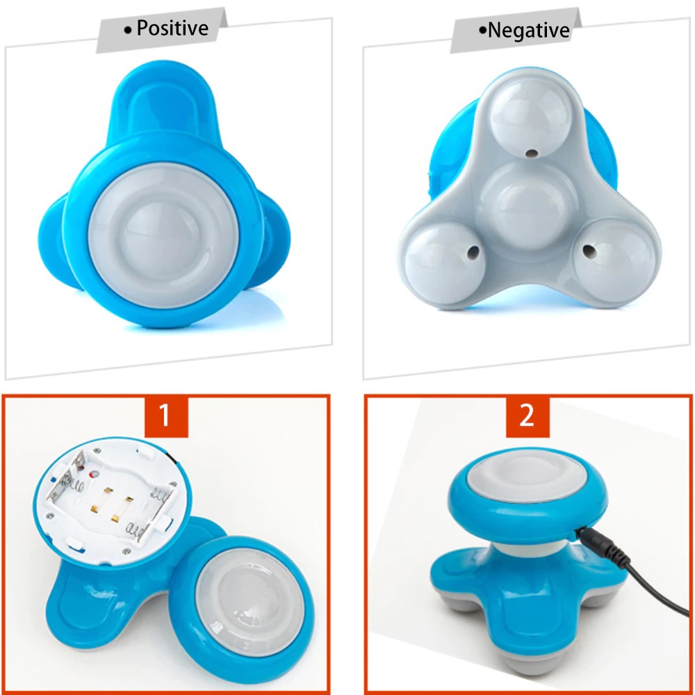 Picture of Portable Full Body Massage Electric Triangle Massage Kneading Home Massager Relaxation Slimming Massager Multicolor