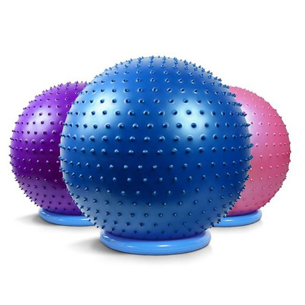 Picture of Big Size Chinese Gym Ball Yoga Fitness Ball With Pumper Pimpled / Guti / Dotted / Bubble 75cm - Sports & Fitness Multicolor