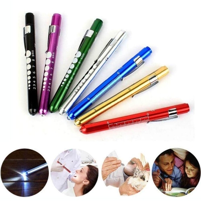 Picture of Medical Flashlight Lanterna With Pupil Gauge LED Pen Light Torch Lamp Outdoor Camping Work Light For Doctor Nurse Diagnostic-healthproo Multicolor