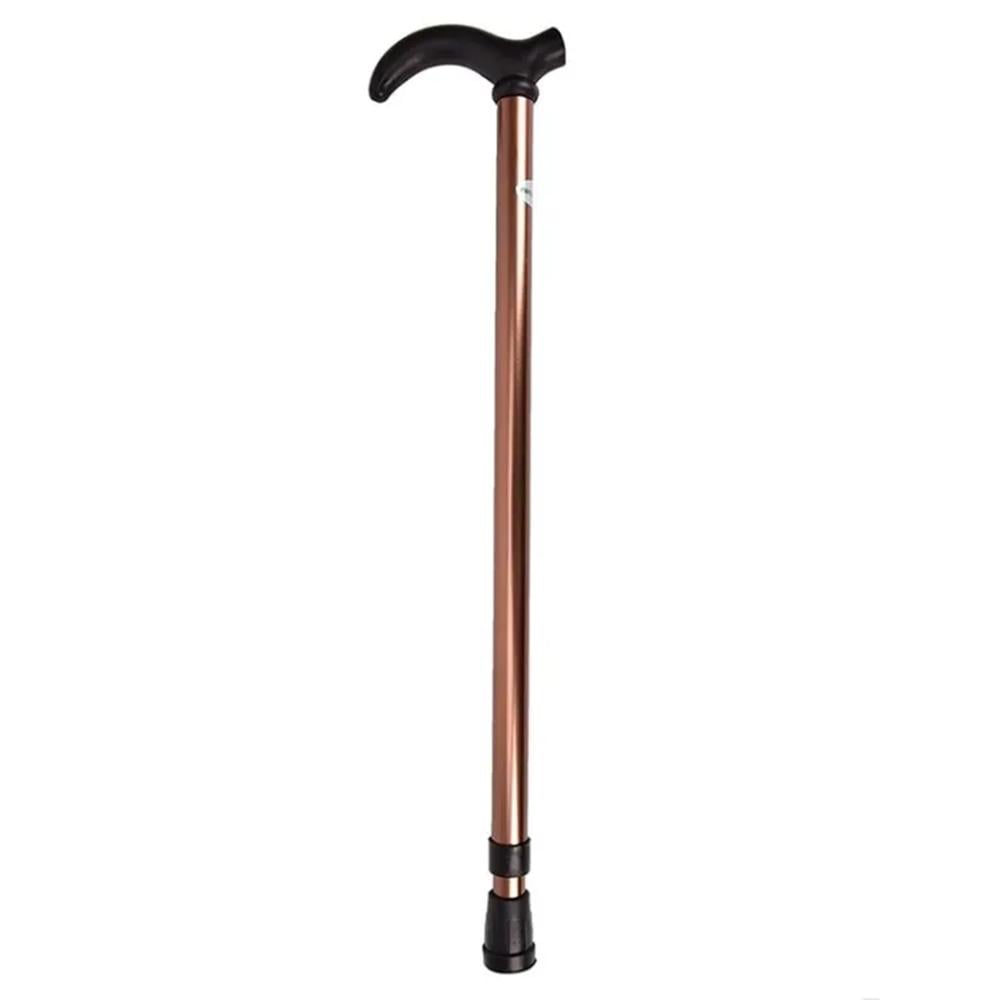 Picture of High Quality Telescopic Walking Stick Cane Hiking Rubber Tips 6 Grade Alpenstock for Elderly Aluminium Body Climbing Equipment-healthproo Multicolor