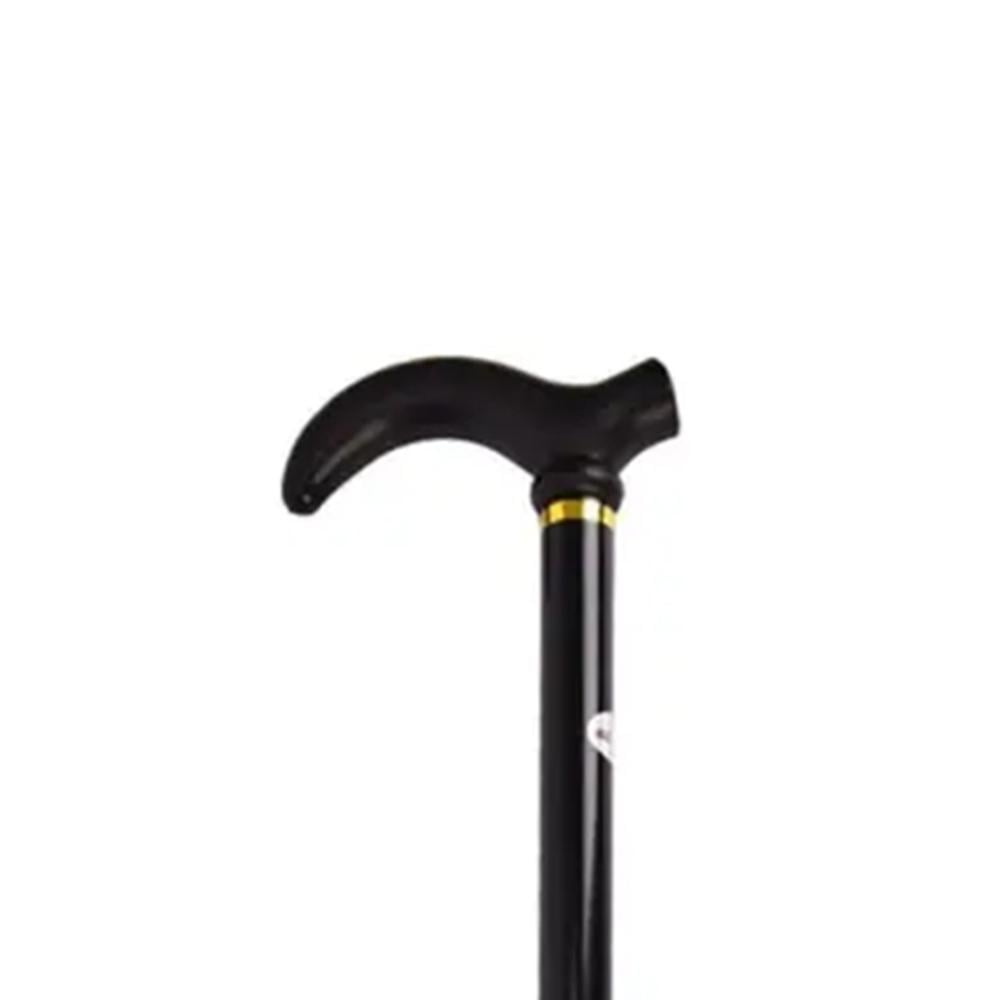 Picture of High Quality Telescopic Walking Stick Cane Hiking Rubber Tips 6 Grade Alpenstock for Elderly Aluminium Body Climbing Equipment-healthproo Multicolor
