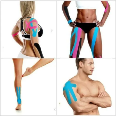 Picture of kinesiological tape 