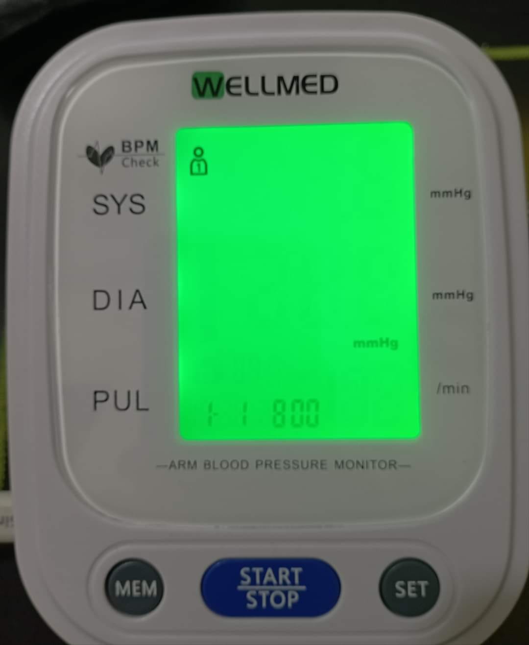 Picture of Wellmed Arm Digital Blood Pressure Monitor BP Machine Multicolor