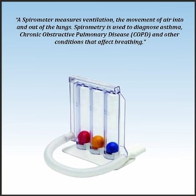 Picture of Respirometer Three Ball Breathing Exerciser-healthproo care 