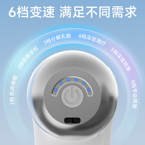Picture of Triple head Massage Machine Pro+ Mini, Portable Massage Machine, 3-Head Percussion, 6-Speed Settings, Deep Tissue Muscle Relief, 2300-3200RPM, with 9 Attachments, 1200mAh Battery Multicolor
