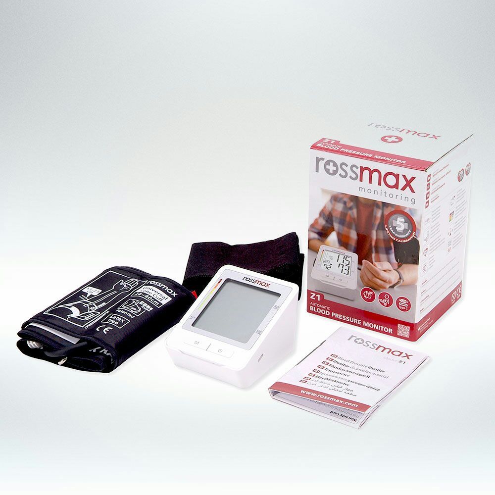 Picture of Rossmax Z1 Automatic Upper-Arm Blood Pressure Monitor Multicolor