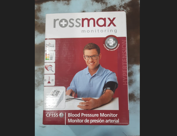 Picture of Rossmax CF155 Automatic Digital Blood Pressure Monitor (Adapter)-healthproo care 