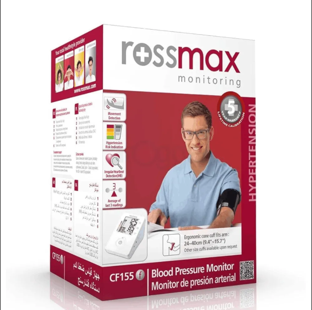 Picture of Rossmax CF155 Automatic Digital Blood Pressure Monitor (Adapter)-healthproo care 
