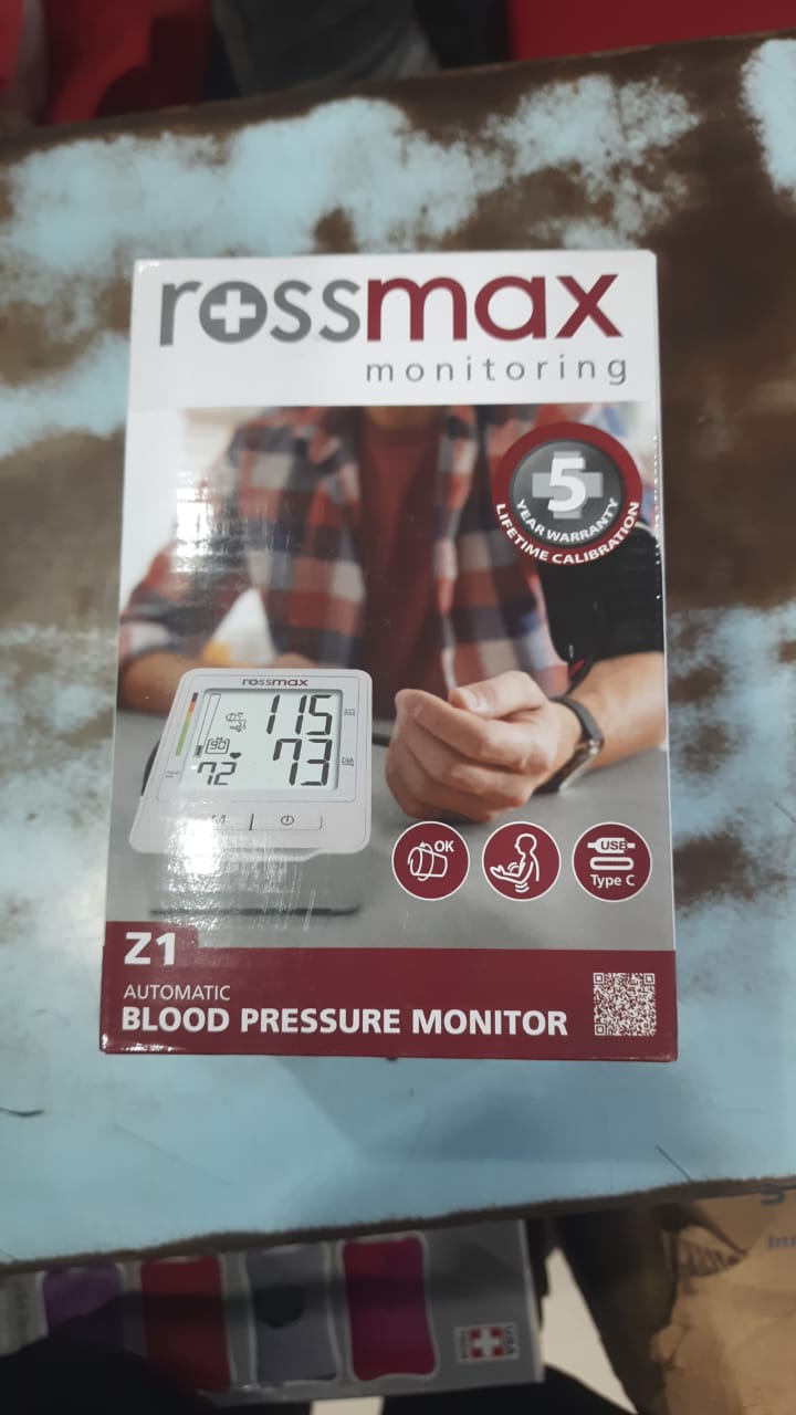 Picture of Rossmax Z1 Automatic Blood Pressure Monitor swizarland Multicolor