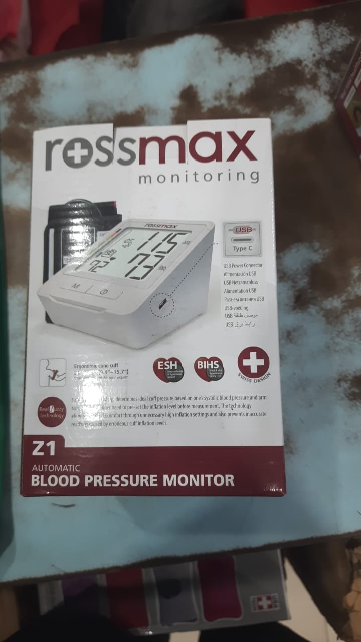 Picture of Rossmax Z1 Automatic Upper-Arm Blood Pressure Monitor Multicolor