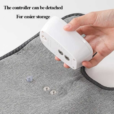 Picture of Leg Massager for Circulation and Pain Relief, Calf Air Compression Massager with Heat-Healt Proo Dark Ash