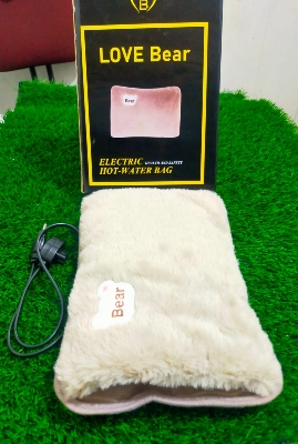 Picture of Electric Velvet Heating Pad/Hot Water/Heat Pouch Bag With Gel For Pain Relief Multicolour - Hot Water Bag - hot water bag Multicolor