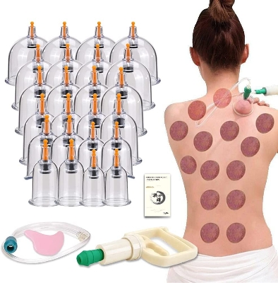 Picture of Hijama set l cupping set l Massage Cupping l dry cupping set 12pcs Multicolor
