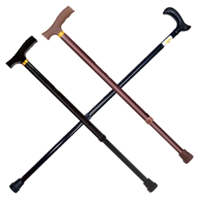 Picture of Adjustable and Foldable Hand Walking Sticks for old man Multicolor