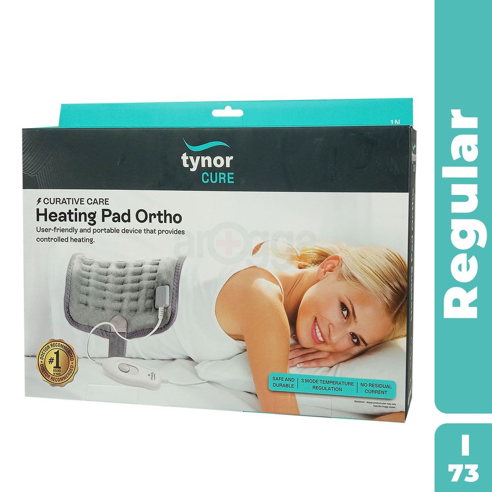 Picture of Tynor Electric Heating Pad Advanced Heat Therapy for Pain Relief-healthproo Grey