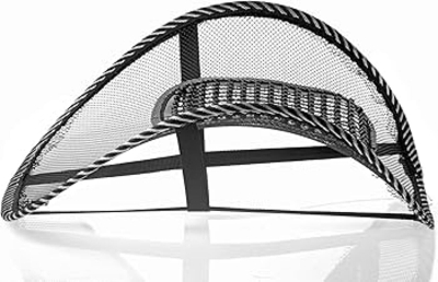 Picture of Back Pain Relief Lower Back Support for Chair Back Rest for Office Chair Lumbar Support Orthopedic Cushion for Back Belt for Men Pain Back Support for Sciatica Pain Relief (black-1pc) Black