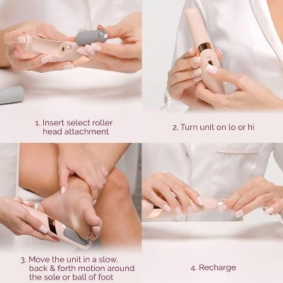 Picture of Pedicure Tool, Foot Callus Remover, Electric Pedicure Set, Foot Care, Removes Rough Dead Skin on The Feet, Making Your Feet Smooth. Multicolor