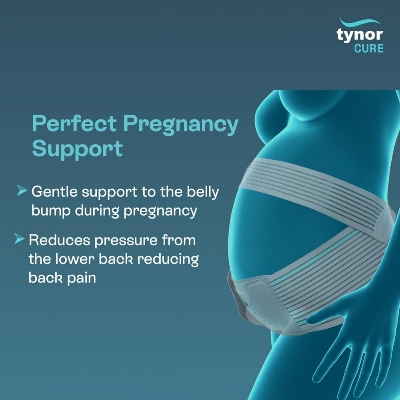 Picture of Pregnancy back support Belt Tynor Grey