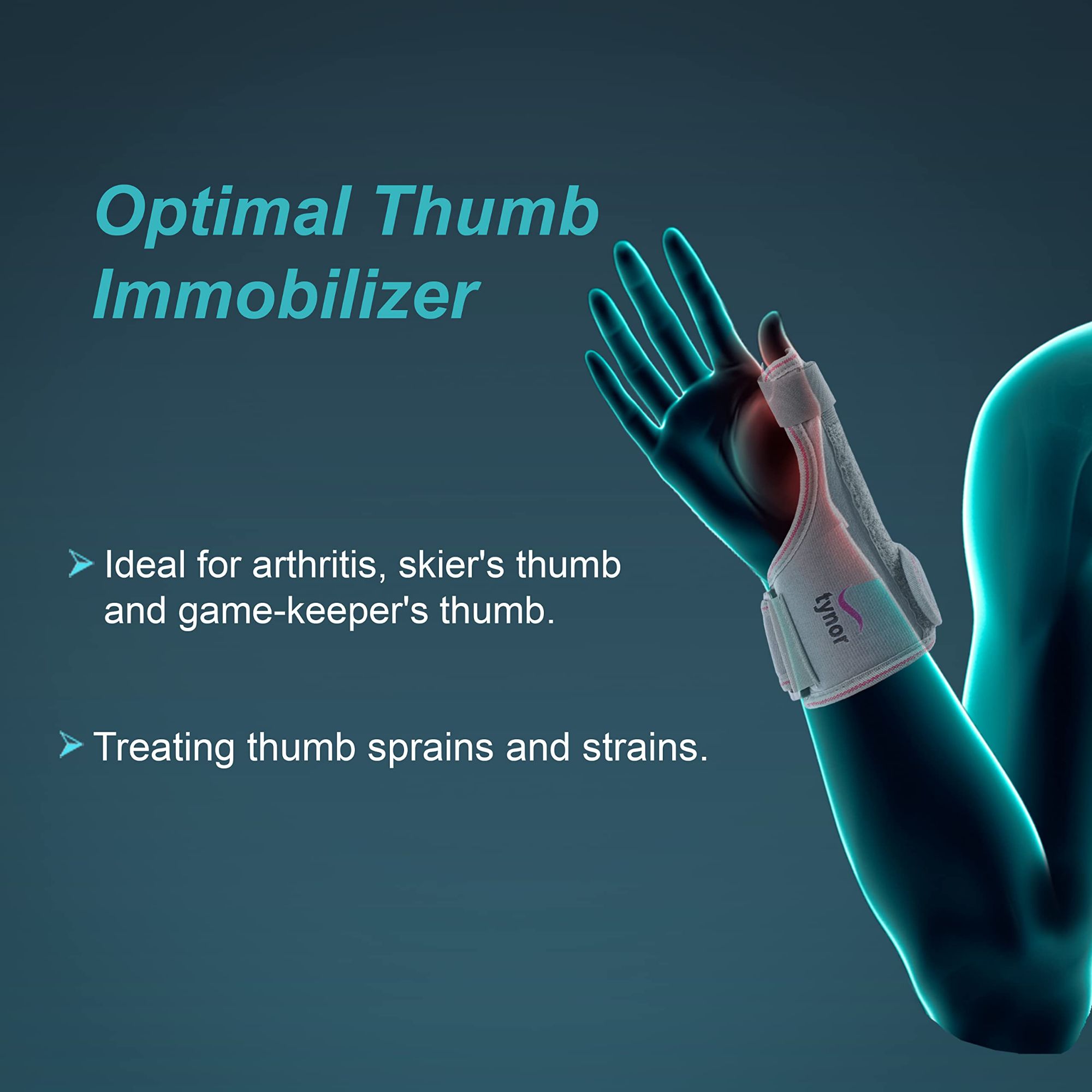 Picture of Thumb Spica Splint (Tynor) Grey