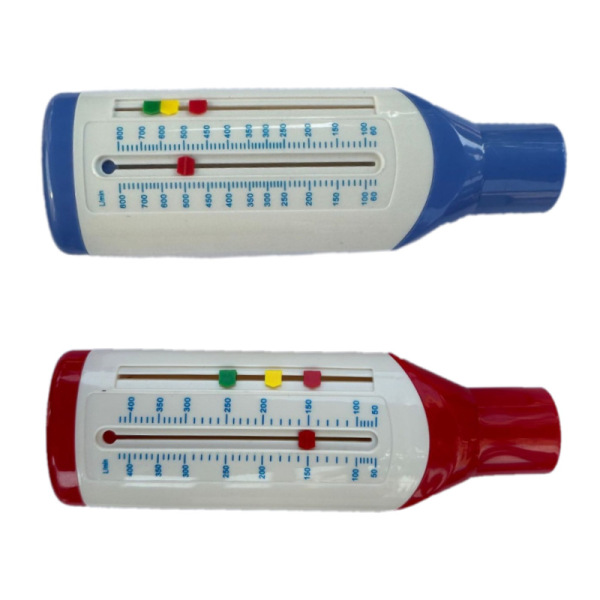 Picture of Medical Adult Portable Spirometer Peak Flow Meter Speed Meter Expiratory Flow for Lung Asthma Breath Function Monitor Multicolor