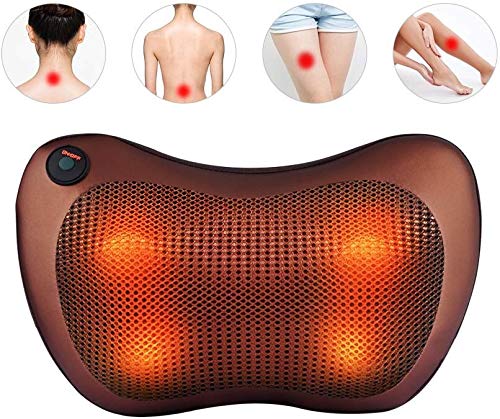 Picture of Infrared Body Massage For Anti Stress Pain Relief with Relaxing Rolling Balls Massage With Vibration, Massage for Neck, Back, Shoulder, Pillow Massager For Office, Car, Full Body Massager Multicolor