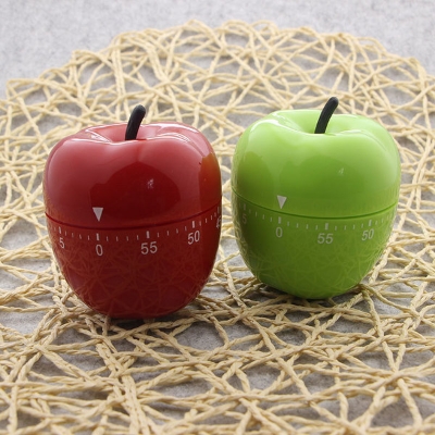 Picture of 1Pcs Fruit Shape Mechanical Kitchen Timer Decorative Countdown Timer for Cooking Baking and Home Use Multicolor