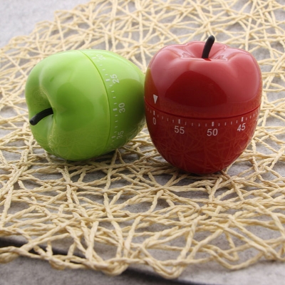 Picture of 1Pcs Fruit Shape Mechanical Kitchen Timer Decorative Countdown Timer for Cooking Baking and Home Use Multicolor