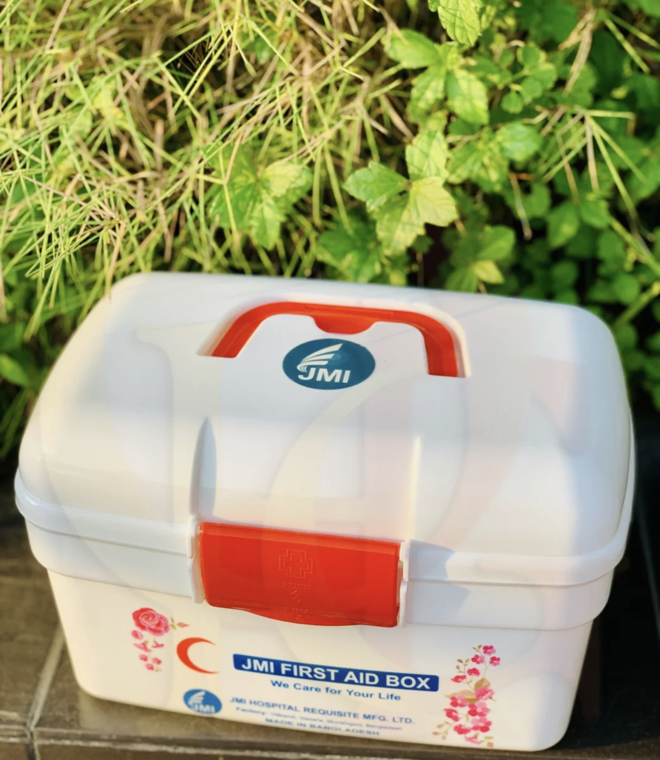 Picture of JMI Official Premium First Aid Kit Box Medicine Box Intact Sealed by OHG Multicolor