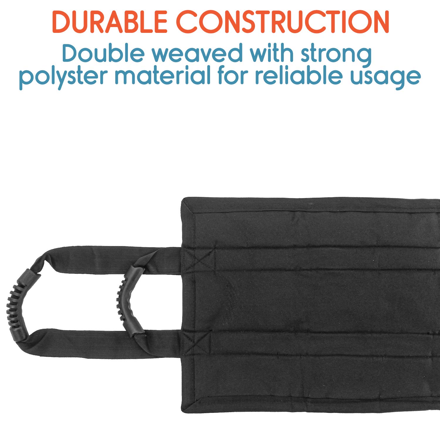 Picture of Galaxy health care Patient Lifting belt, Assist Pad, Durable Transfer Belt with Handles, Provides Safe Transfers from Cars, Bed, Wheelchairs, sofa (36” x 14”) Black