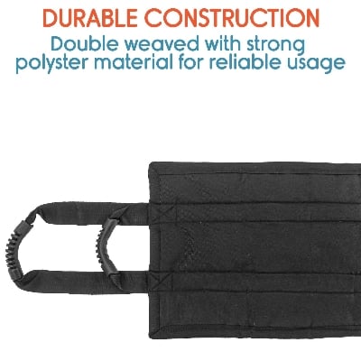 Picture of Galaxy health care Patient Lifting belt, Assist Pad, Durable Transfer Belt with Handles, Provides Safe Transfers from Cars, Bed, Wheelchairs, sofa (36” x 14”) Black