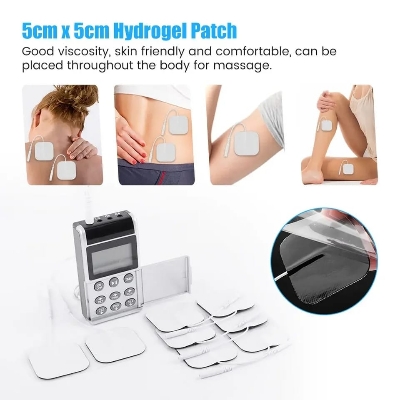 Picture of 15 Modes 4 Output Channel PMS Eletric Professional Muscle Stimulation Physiotherapy Tens Electrodes Machines Body Massager Pads-Health proo Multicolor