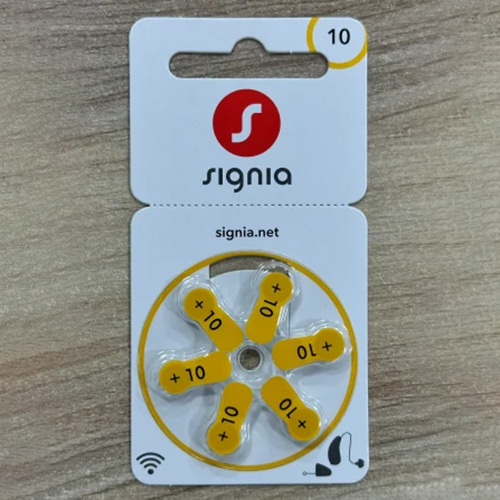 Picture of Signia Hearing Aid Battery Size 10 , Pack of 60 Batteries Multicolor