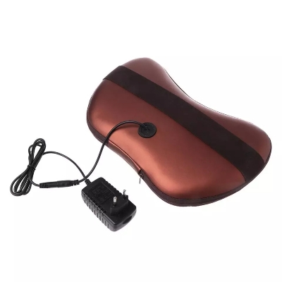 Picture of Electronic Neck Cushion Full Body Massager with Heat for pain relief Massage Machine for Neck Back Shoulder Pillow Massager - Swiss Relaxation therapy Multicolor