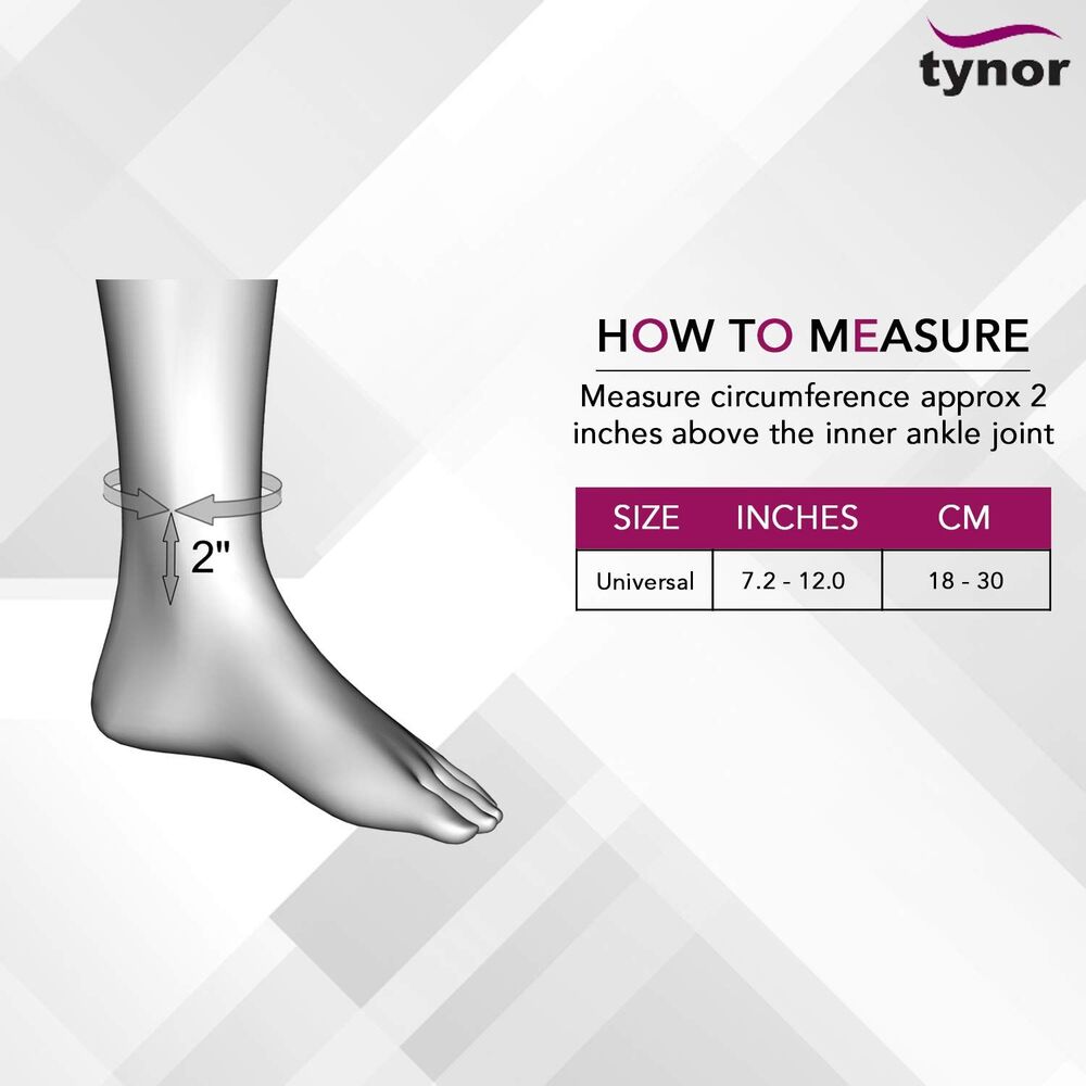 Picture of Ankle Splint | Post-Operative & Cast Rehabilitation | Tynor Black