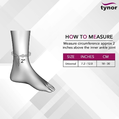 Picture of Ankle Splint | Post-Operative & Cast Rehabilitation | Tynor Black