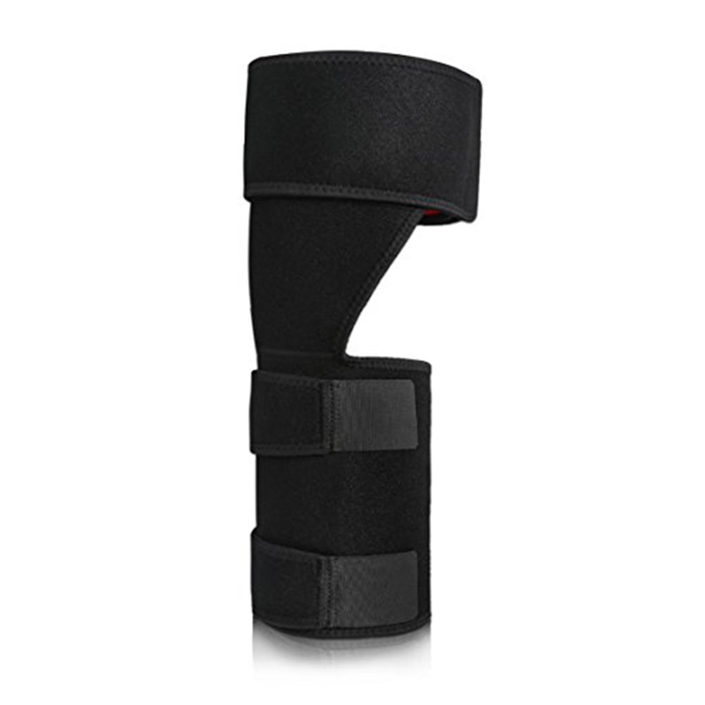 Picture of Thigh Support Support Brace Compression Thigh Strap Wrap for Recovery Sports Pain Relief Black