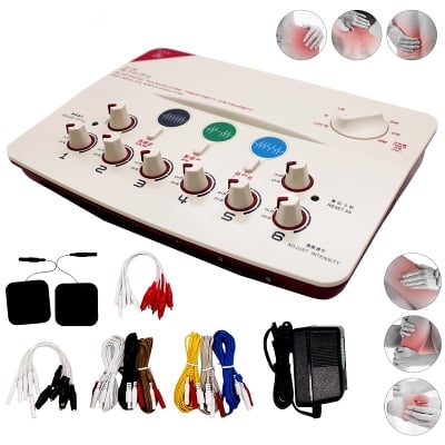 Picture of EMS Electroacupuncture Muscle Stimulator With 6 Channels Output Massage Device For Relaxing Muscles And Physiotherapy-Health Proo Multicolor