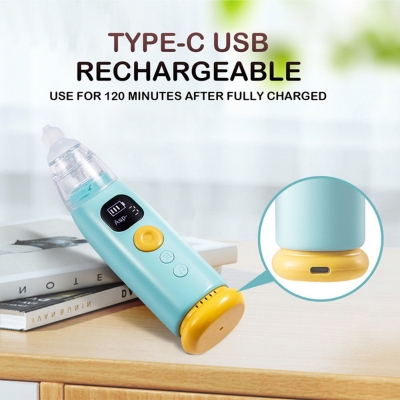 Picture of Baby Nasal Aspirator Electric Nose Cleaner Sniffing Equipment for Children Clear stuffy noses Quickly & Gently 