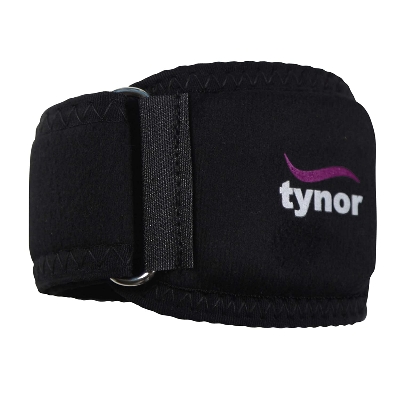Picture of Tynor Tennis Elbow Support(Pain Relief,Forearm,Elbow)- Health Proo Black