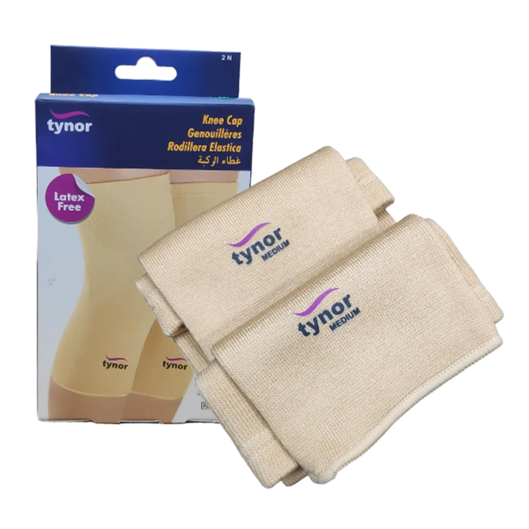 Picture of Tynor Knee Cap Pair(Relieves Pain, Support, Uniform Compression) Beige