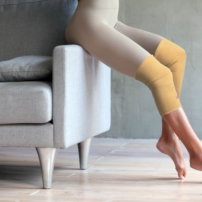 Picture of Tynor Knee Cap Pair(Relieves Pain, Support, Uniform Compression) Beige