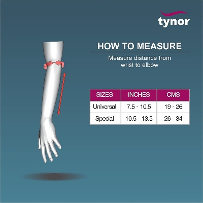 Picture of TYNOR Forearm Splint Universal Support & Immobilization 