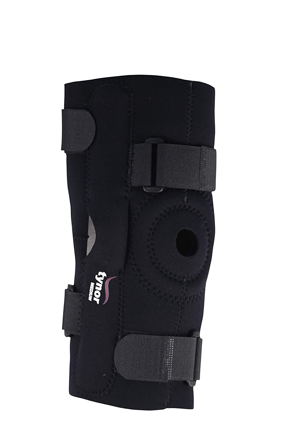 Picture of Tynor Knee Wrap Hinged (Neo) Compression, Support, Pain Relief Black