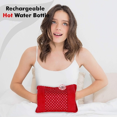 Picture of Electric Hot Water Bag / Heat Pillow and Pain Remover By Shop Exclusive - Multicolour - hot water bag Multicolor