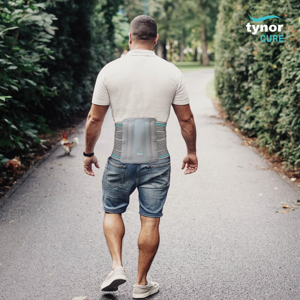 Picture of Tynor Lumbar Corset Belt Contoured L.S. Support Belt For Beck Pain- Health Proo Grey